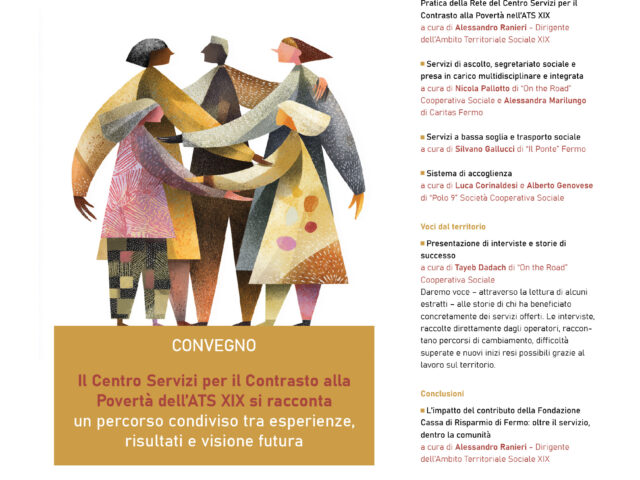 INSIEME PER IL TERRITORIO. Il Centro Servizi per il Contrasto alla Povertà dell’ATS XIX: un percorso condiviso tra esperienze, risultati e visione futura”